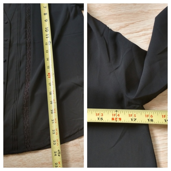 Bell Sleeve Tie-neck Top - Picture 5 of 8